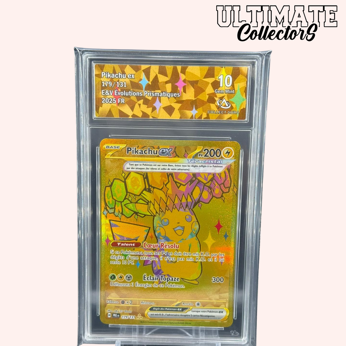 Pikachu ex Gold 179/131 - Evolutions Prismatiques - Français