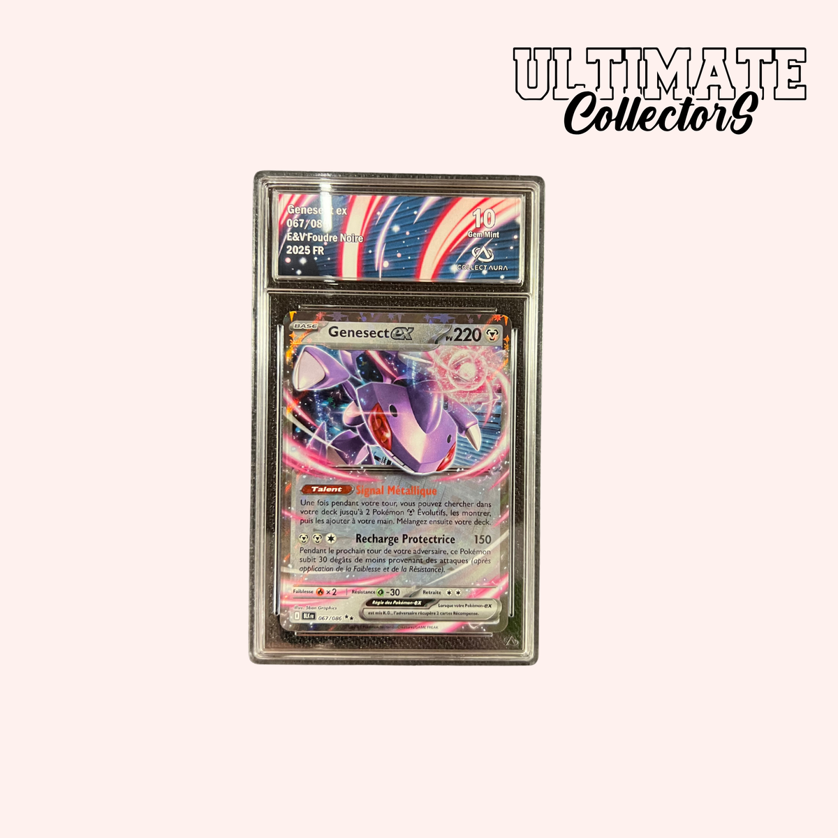 Genesect EX 067/086 - EV10.5 Foudre Noire - Français