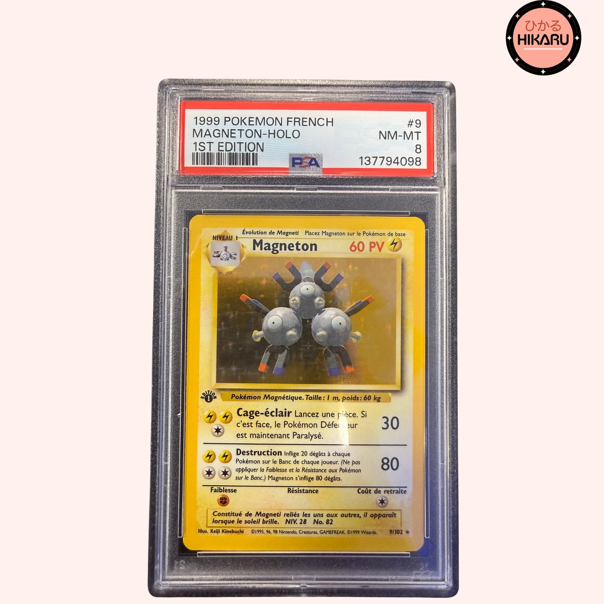 Magneton Holo ED1 - Set Base PSA 8