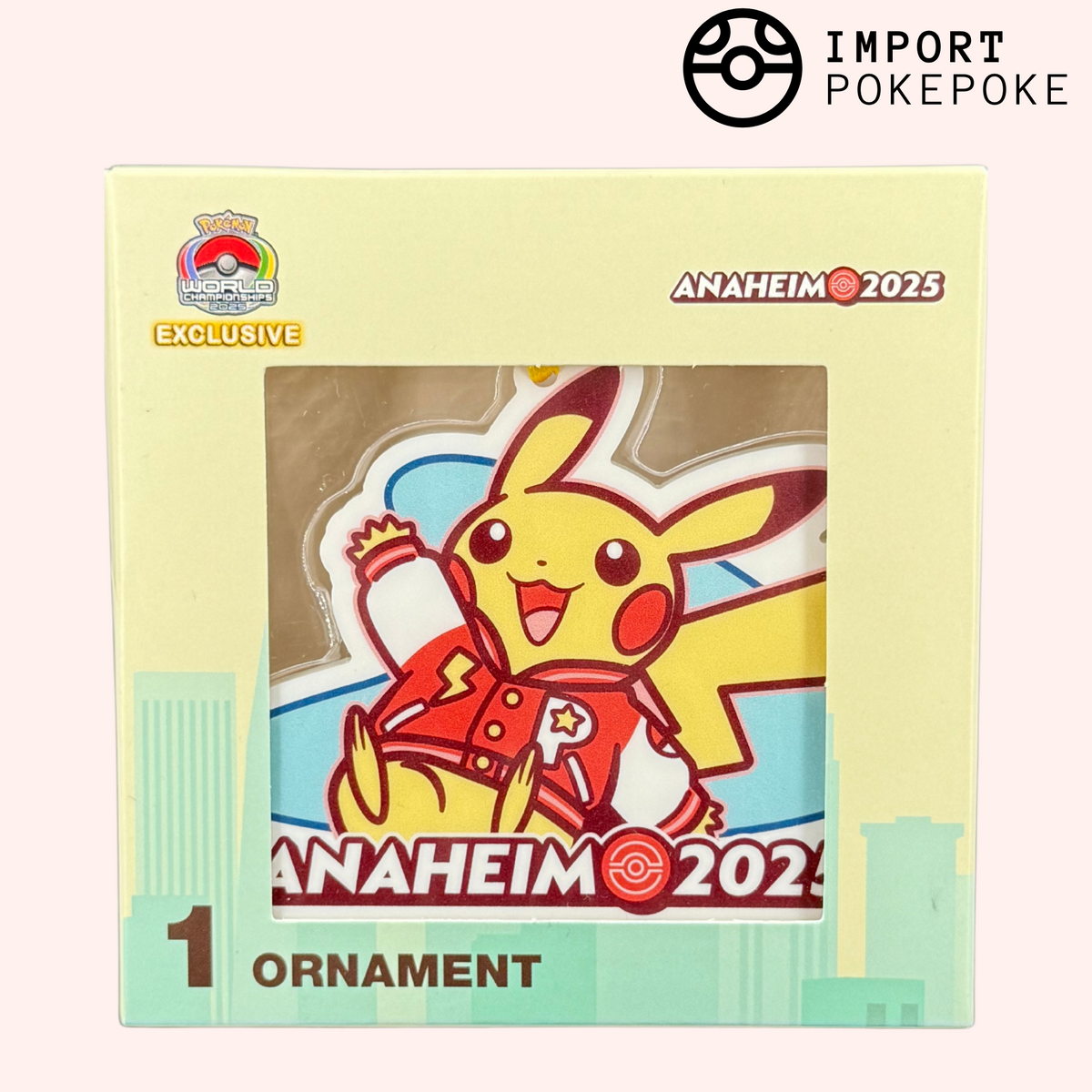 Pikachu-Ornament – Anaheim-Weltmeisterschaften 2025