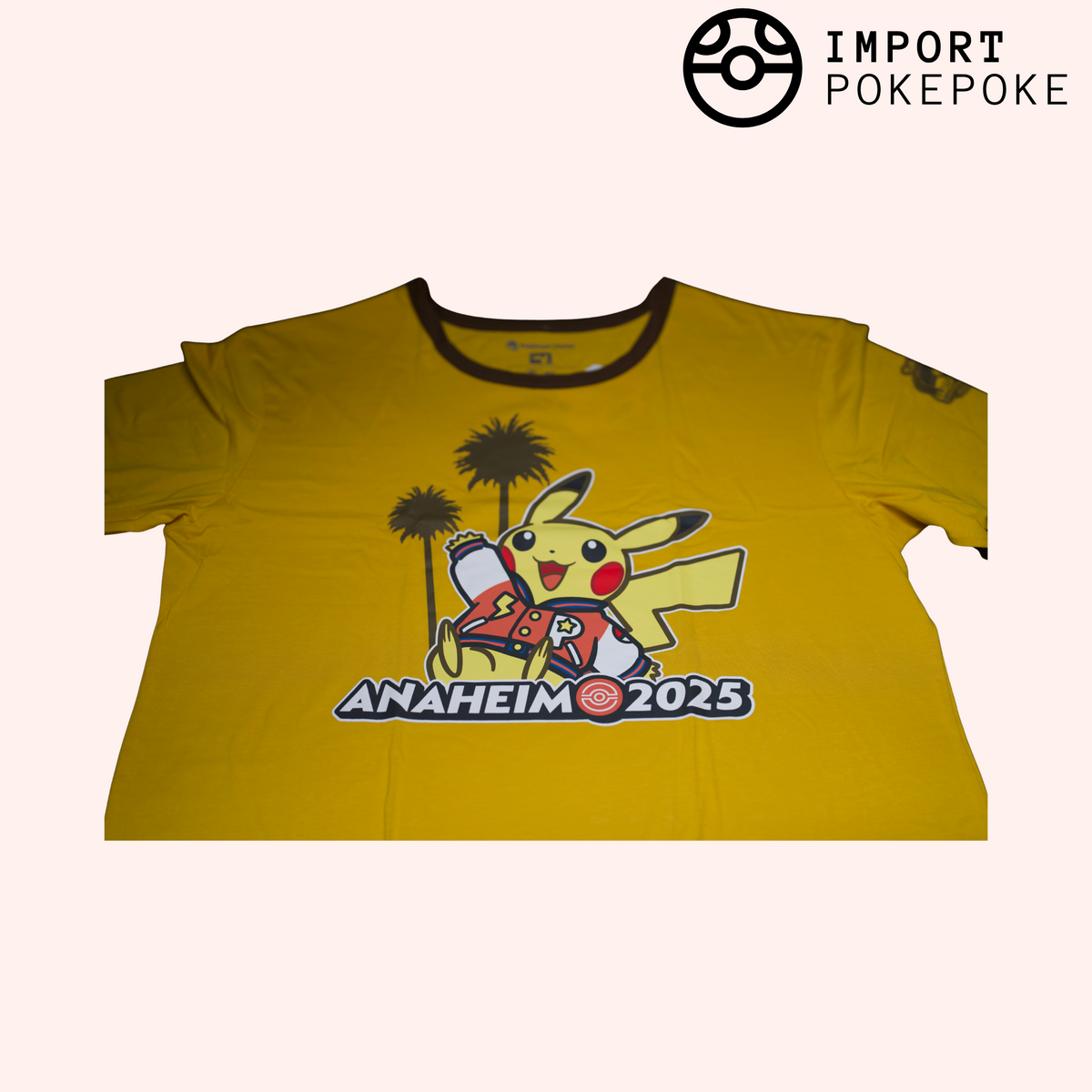 Maglietta gialla di Pikachu - Campionati del Mondo di Anaheim 2025