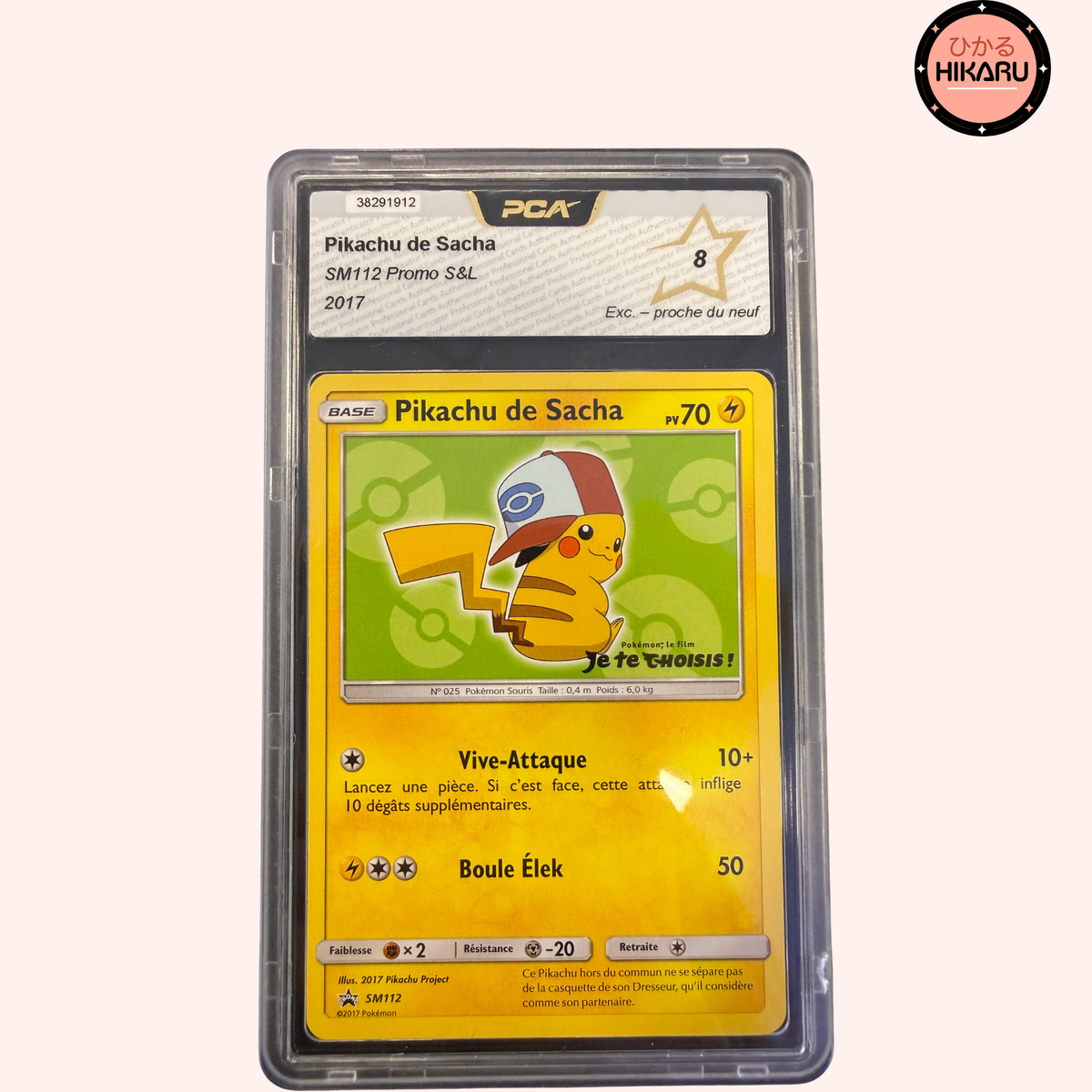 Pikachu di Ash PROMO 112/SM-P PCA 8