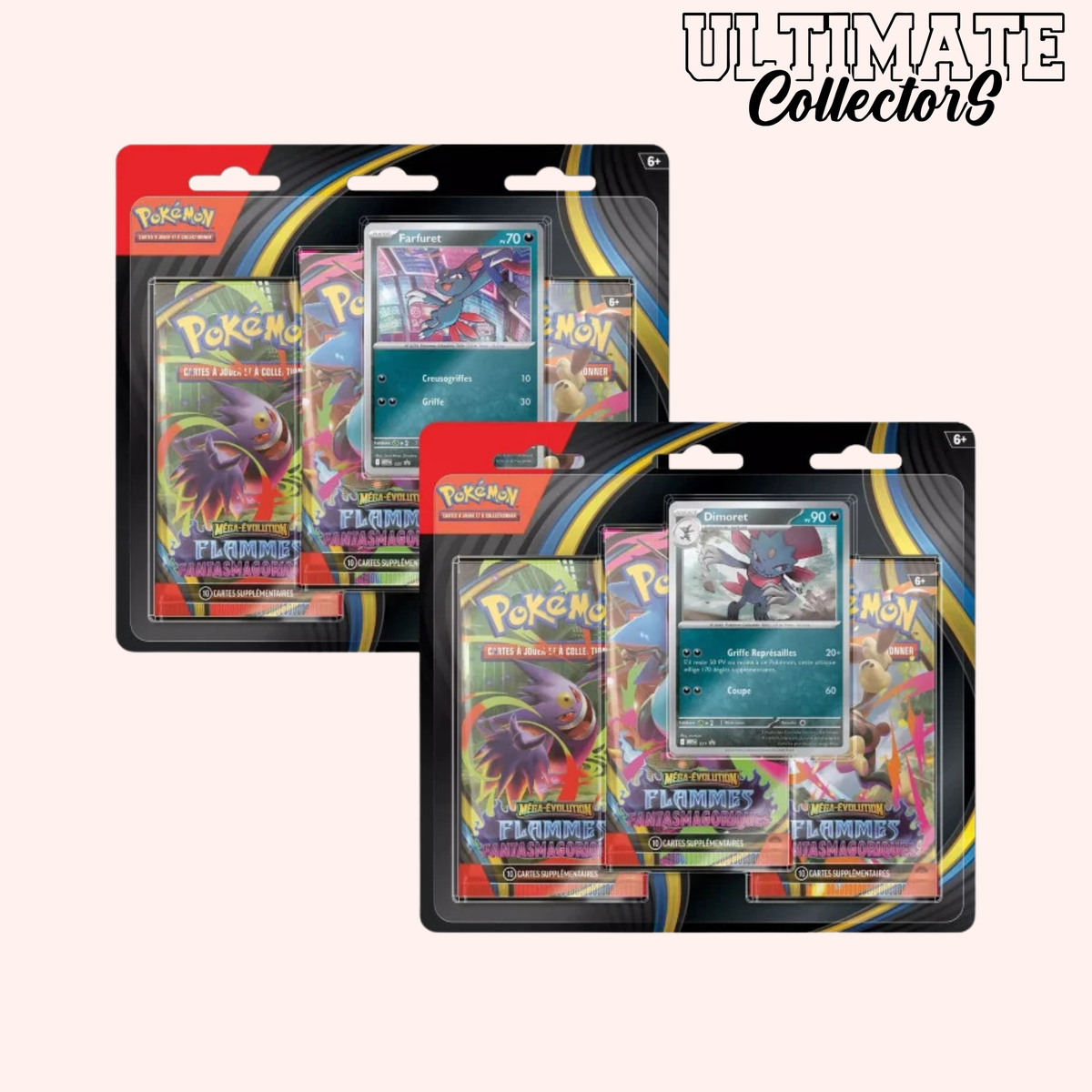 Pokémon ME02 Tripack – Gruselige Flammen
