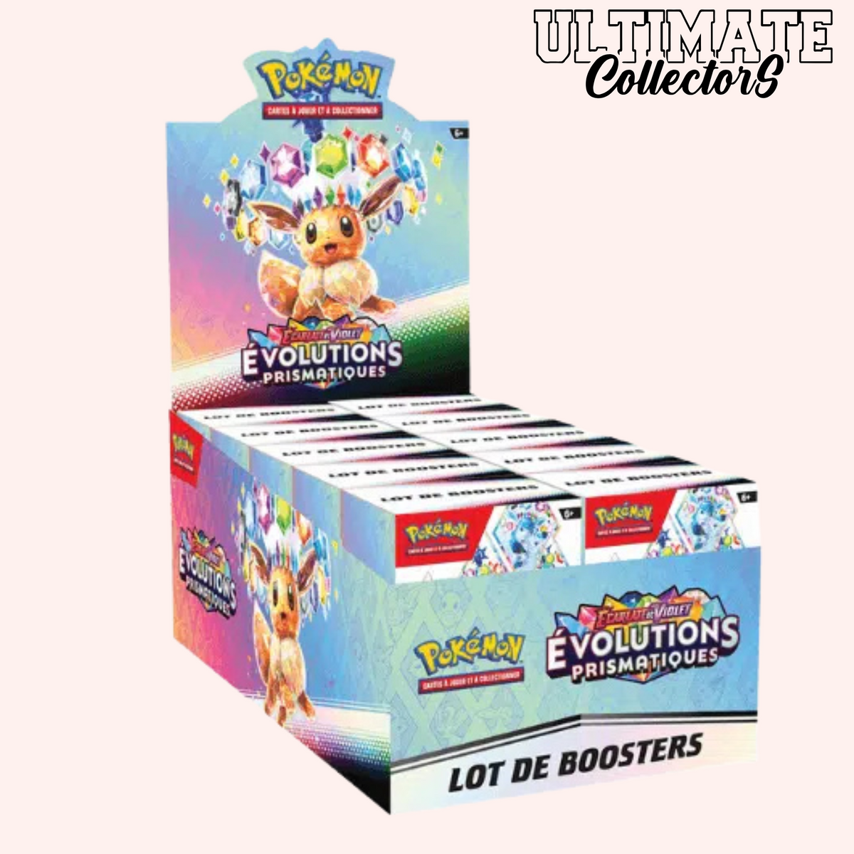 Set da esposizione – Prismatic Evolutions – Pokémon EV08.5 – Francese
