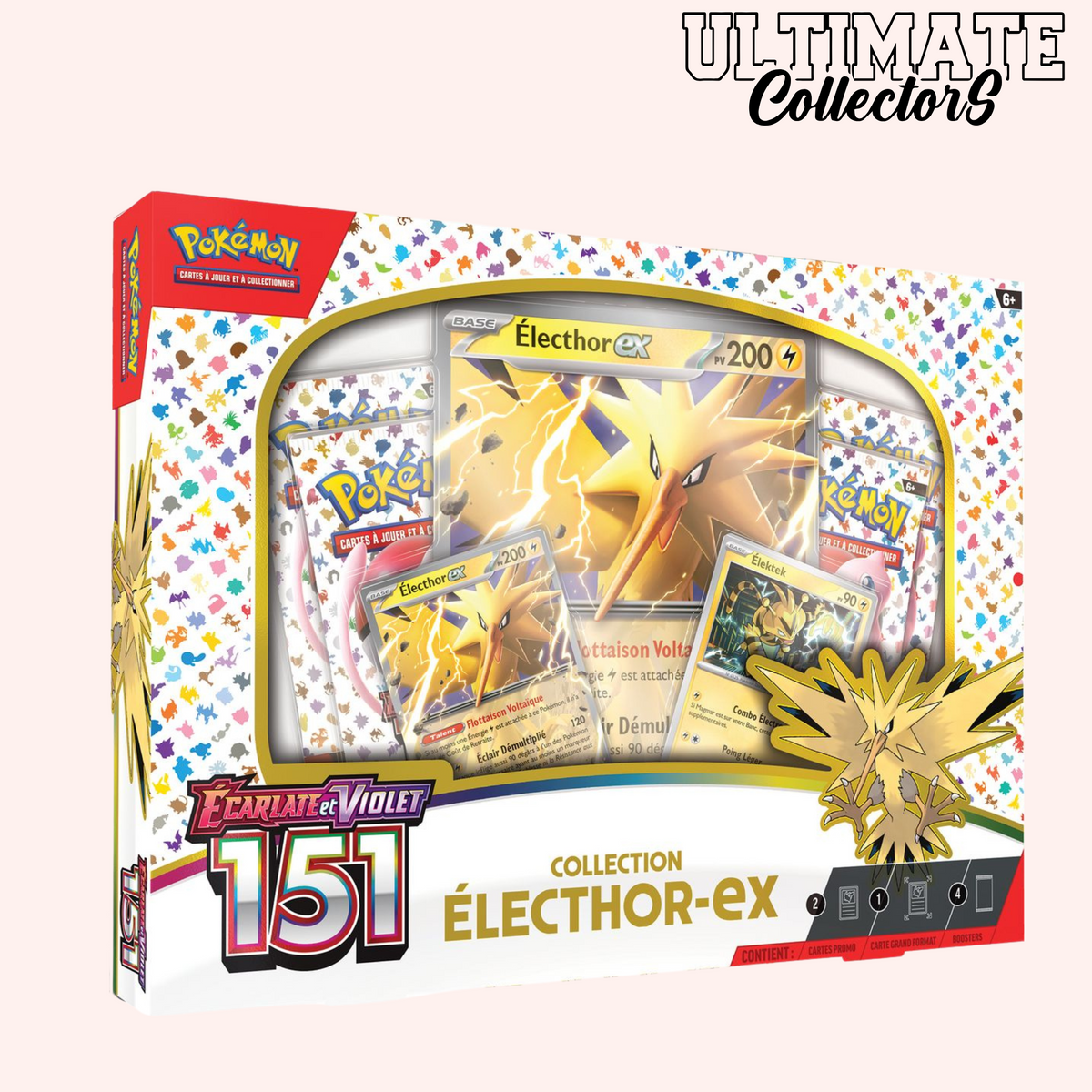Zapdos-ex Box – 151 – Pokémon TCG – Francese