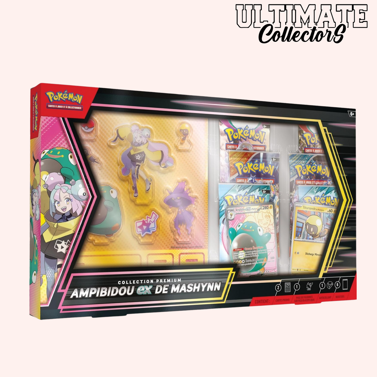 Premium Collection Box – Ampibidou-ex e Mashynn – Pokémon TCG – Francese