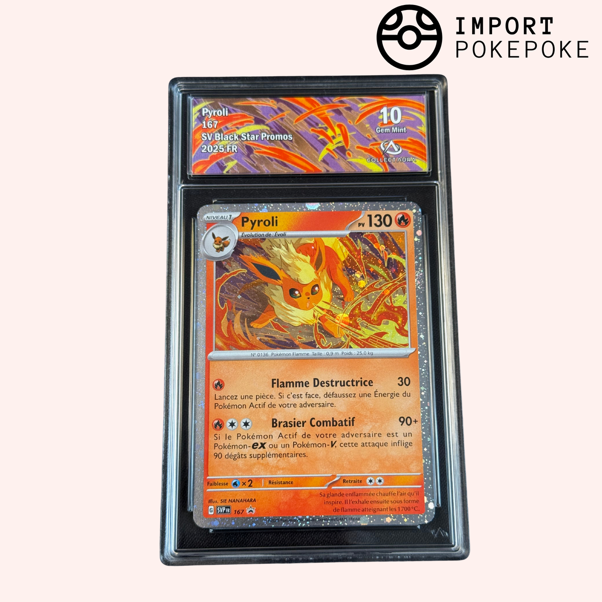 Pyroli Holo 167/SV-P - Black Star Promos