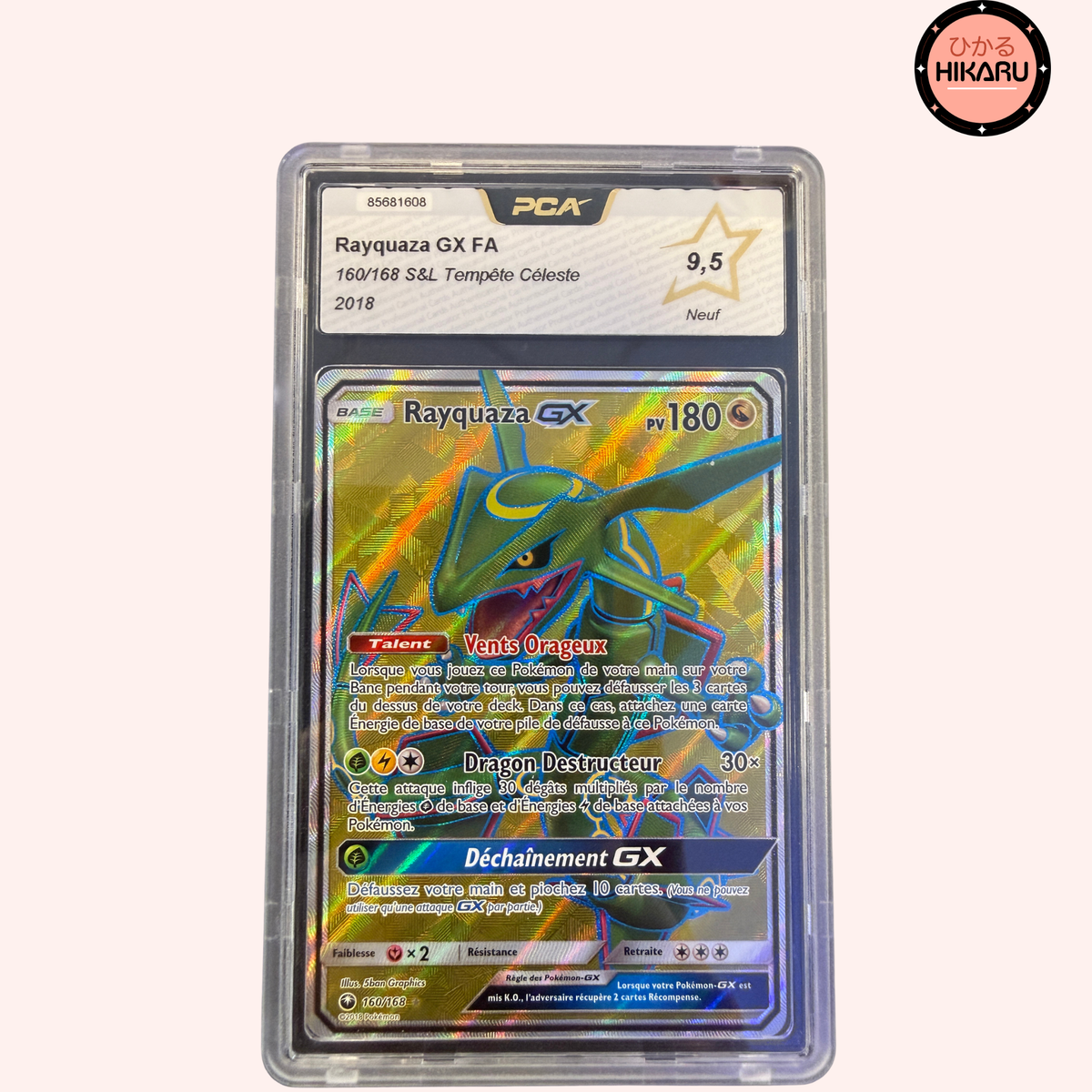 Rayquaza GX 160/168 - Tempesta Celeste PCA 9.5