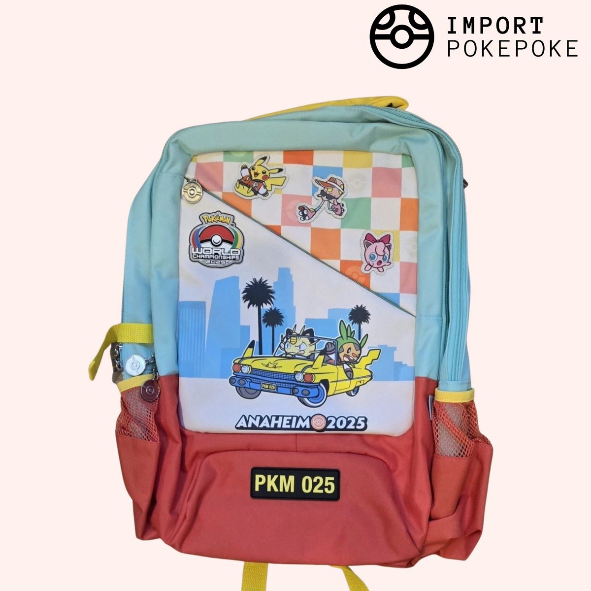 Zaino Pikachu & Co - Scena Auto - Campionati del Mondo di Anaheim 2025