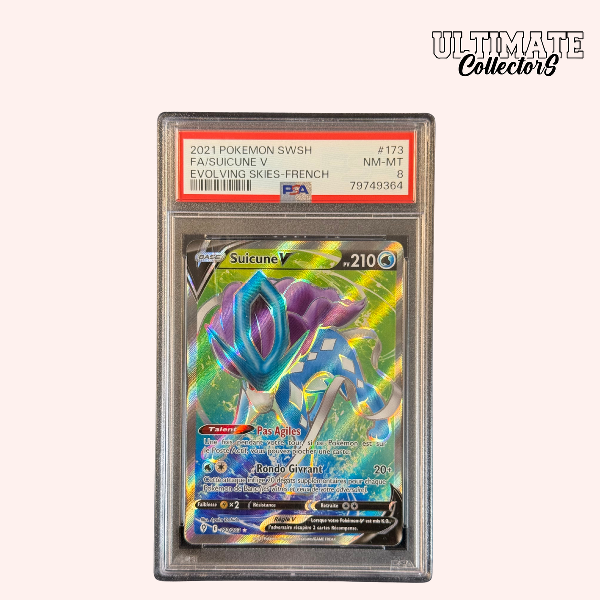 Suicune V FA 172/203 - EB07 Evolution Céleste