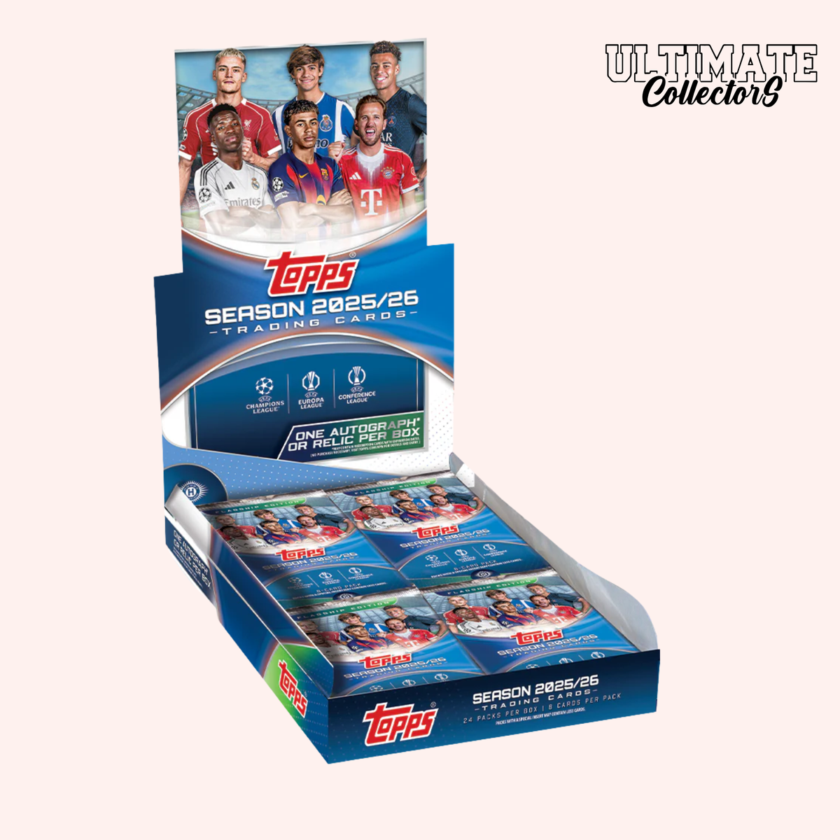 Topps UEFA Club Competitions 2025/26 - Hobby Box - Anglais