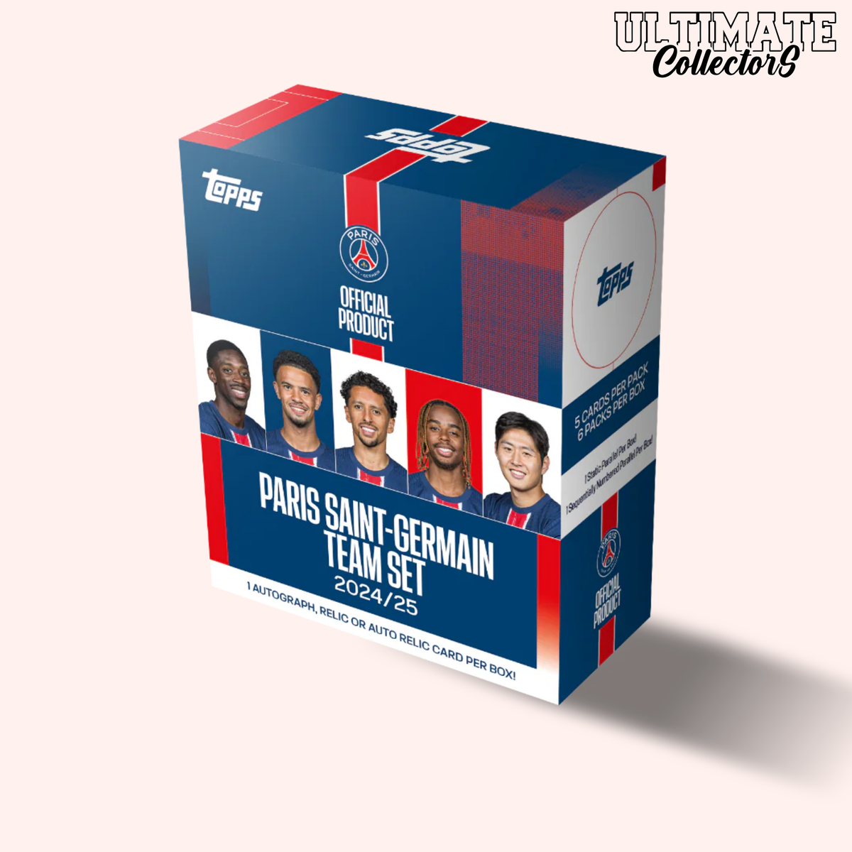 Set di figurine Topps del PSG (2024/2025)