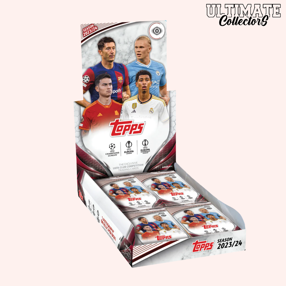 Topps UEFA Club Competitions Soccer Flagship Box (2023/2024)