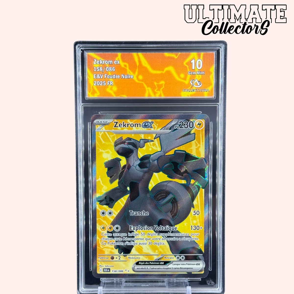 Zekrom ex 158/086 – Foudre Noire – Français