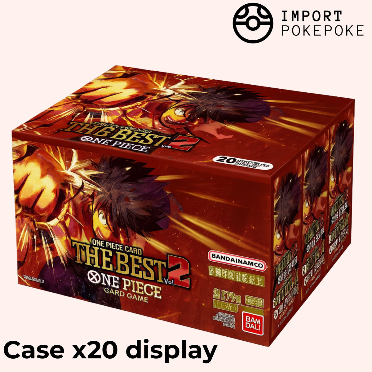 Case x20 Display Booster One Piece Card Game The Best Vol.2 - PRB-02 - Japonais