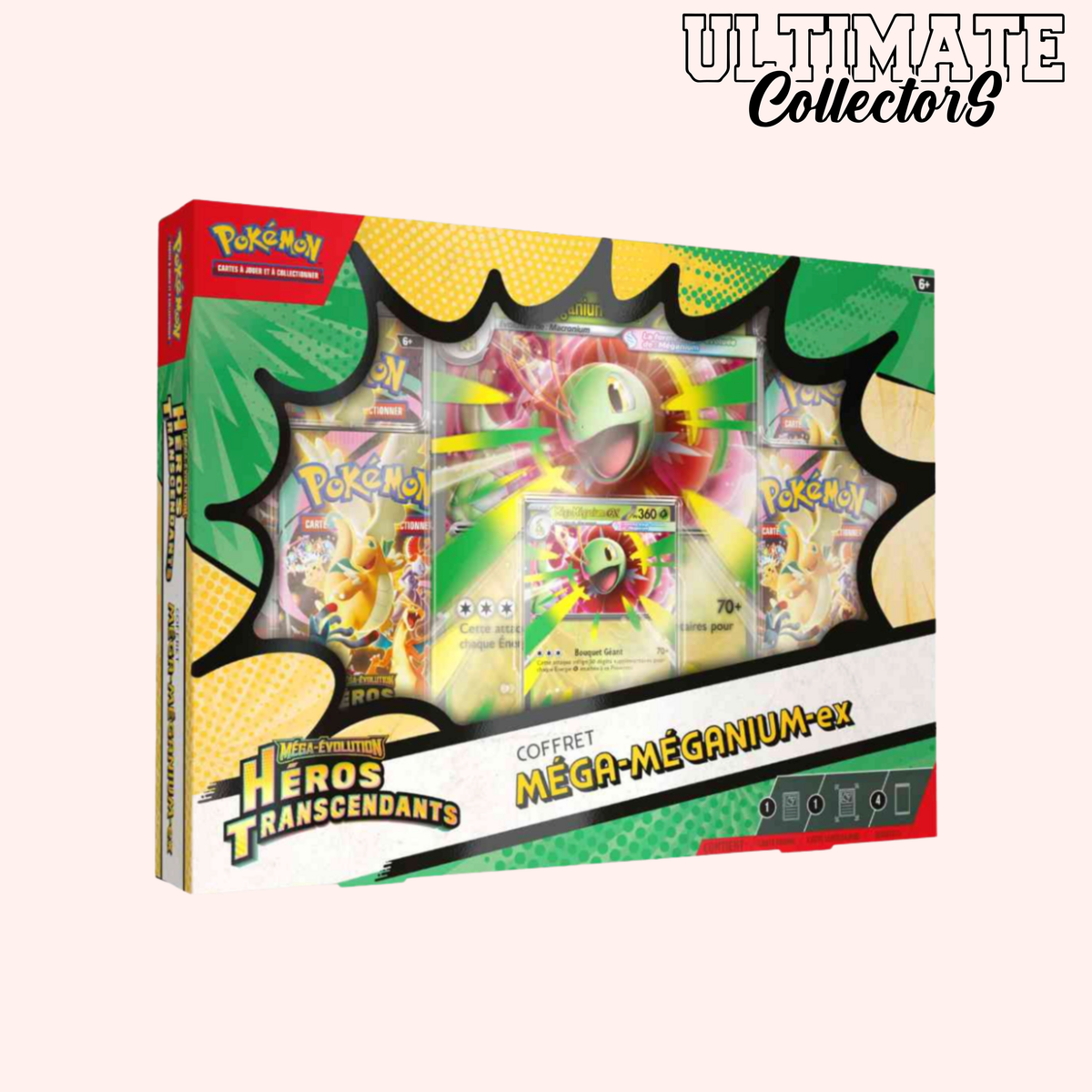 Coffret Pokémon - Méga Méganium - Héros Transcendants - ME02.5 - Français