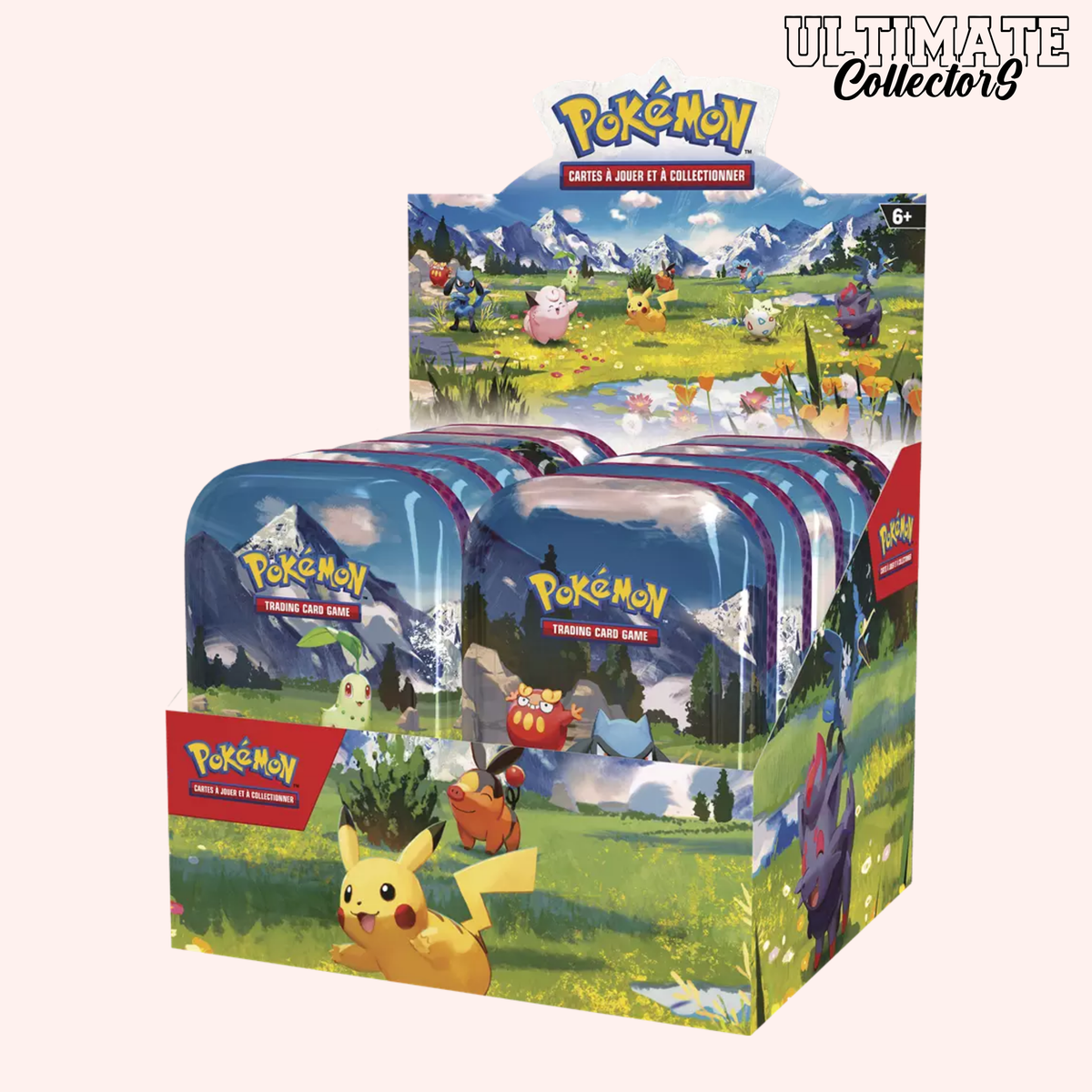 Mini espositore in latta Pokémon - Eroi Trascendenti - ME02.5 - Francese