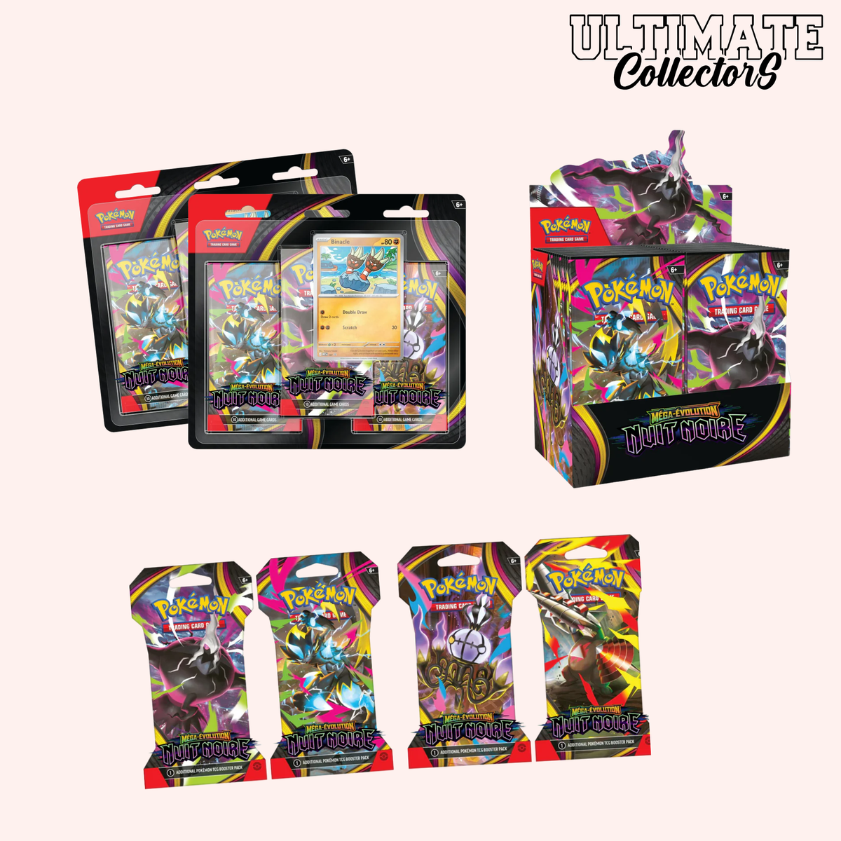 Pack : Display + 2 Tripacks + 4 Blisters - Nuit Noire - ME05