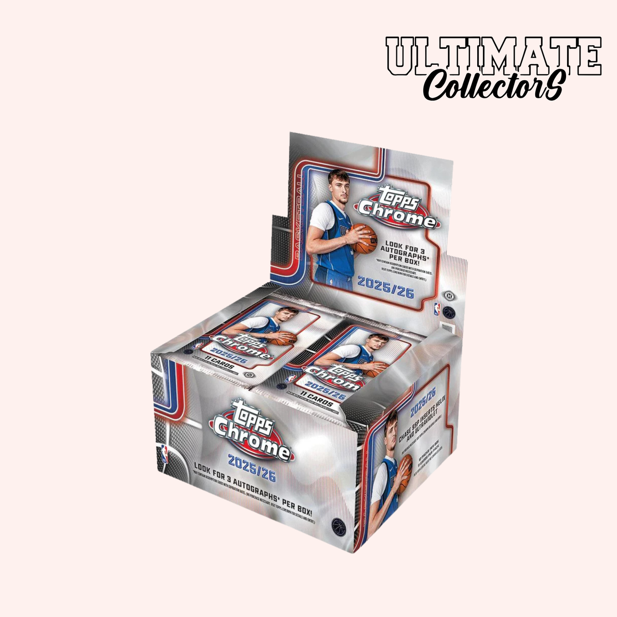 2025-26 Topps Chrome NBA Basketball - Jumbo Box