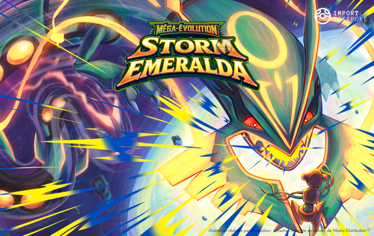 Nouvelle extension · série MEGA · ME6 · 31 juillet 2026 - Méga-Rayquaza