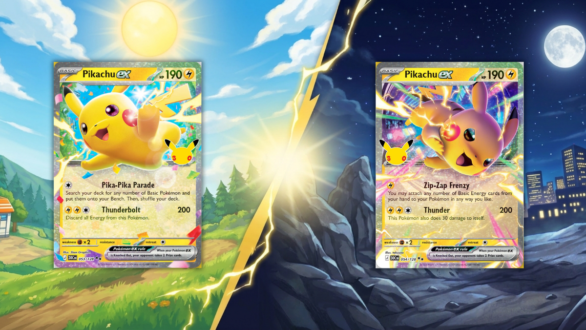 Pikachu ex jour & nuit : les deux visages du set des 30 ans
