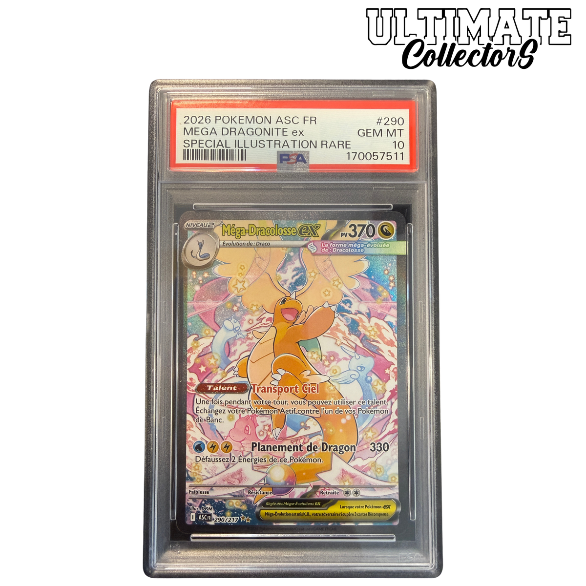 Mega Dracolosse ex SAR 290/217 - ASC PSA 10