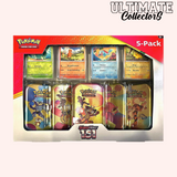 Coffret Costco Pokémon - 5 Mini Tin 151 - EV03.5 - Français