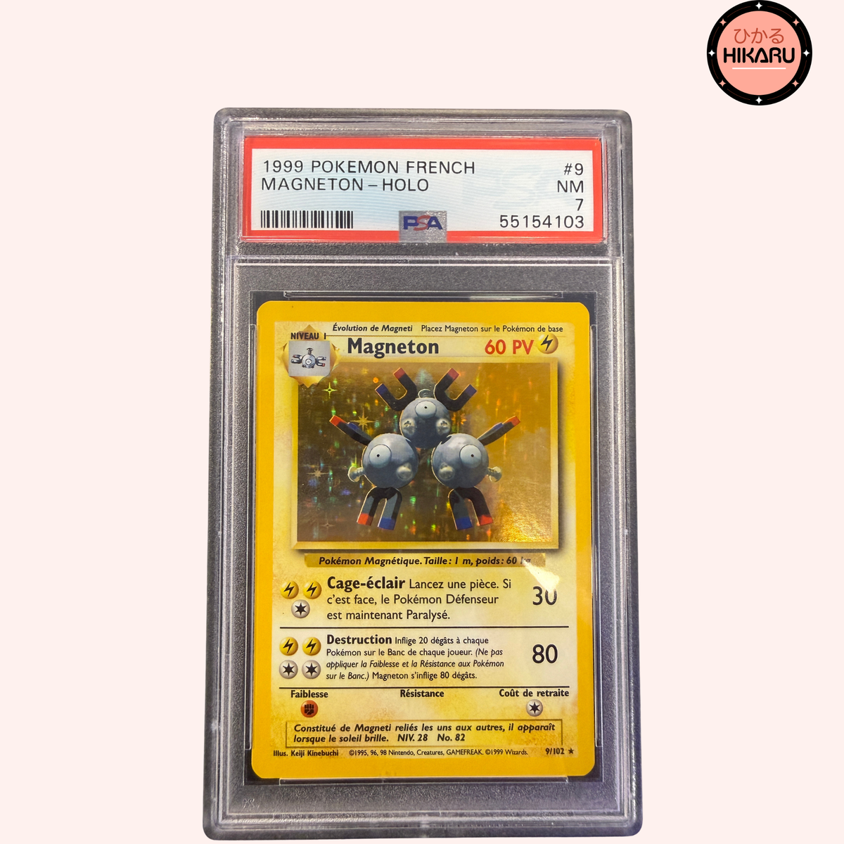 Magneton Holo 9/102 - Set Base PSA 7