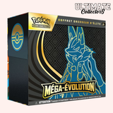 Coffret Dresseur d’Élite (ETB) Pokémon - Méga-Lucario - ME1 - Français (avec protection semi-rigide option neuf)