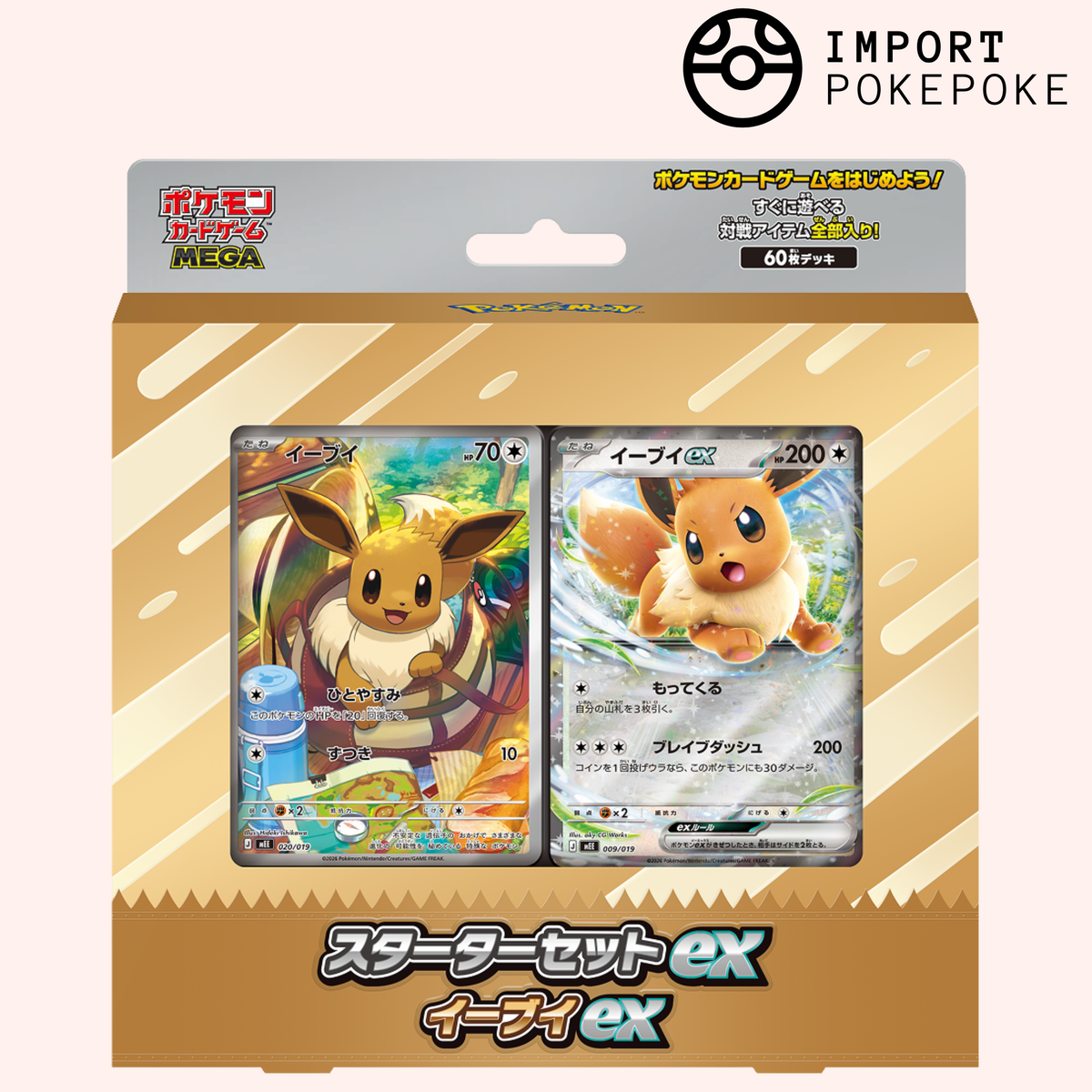 MEGA STARTERS DECK Evoli ex