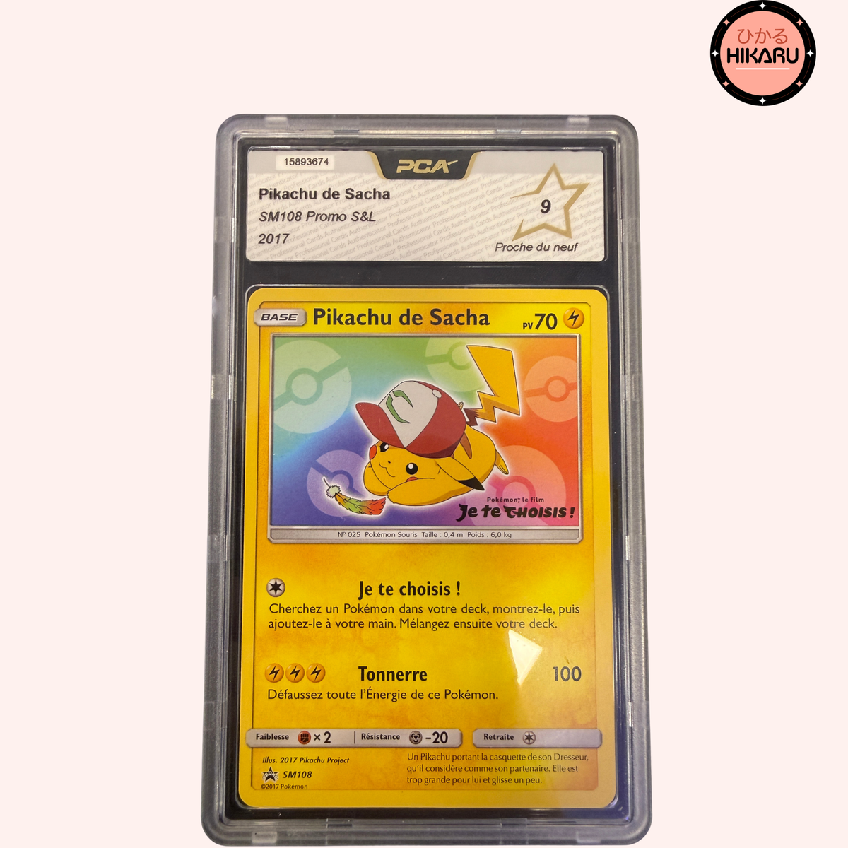 Pikachu di Ash PROMO 108/SM-P PCA 9