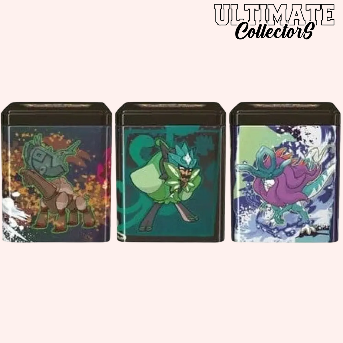 Cubo di latta marzo 2025 – Scarlatto e viola – Pokémon TCG – Francese – 1 modello casuale 