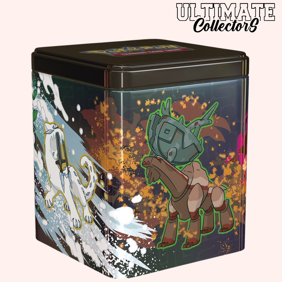 Cubo di latta marzo 2025 – Scarlatto e viola – Pokémon TCG – Francese – 1 modello casuale 