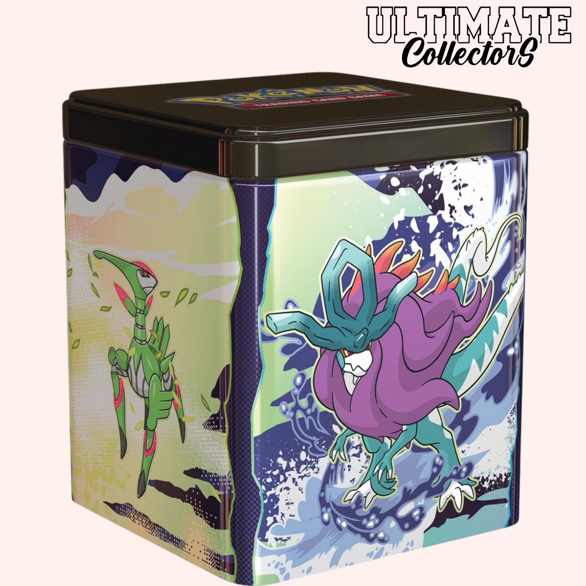 Cubo di latta marzo 2025 – Scarlatto e viola – Pokémon TCG – Francese – 1 modello casuale 