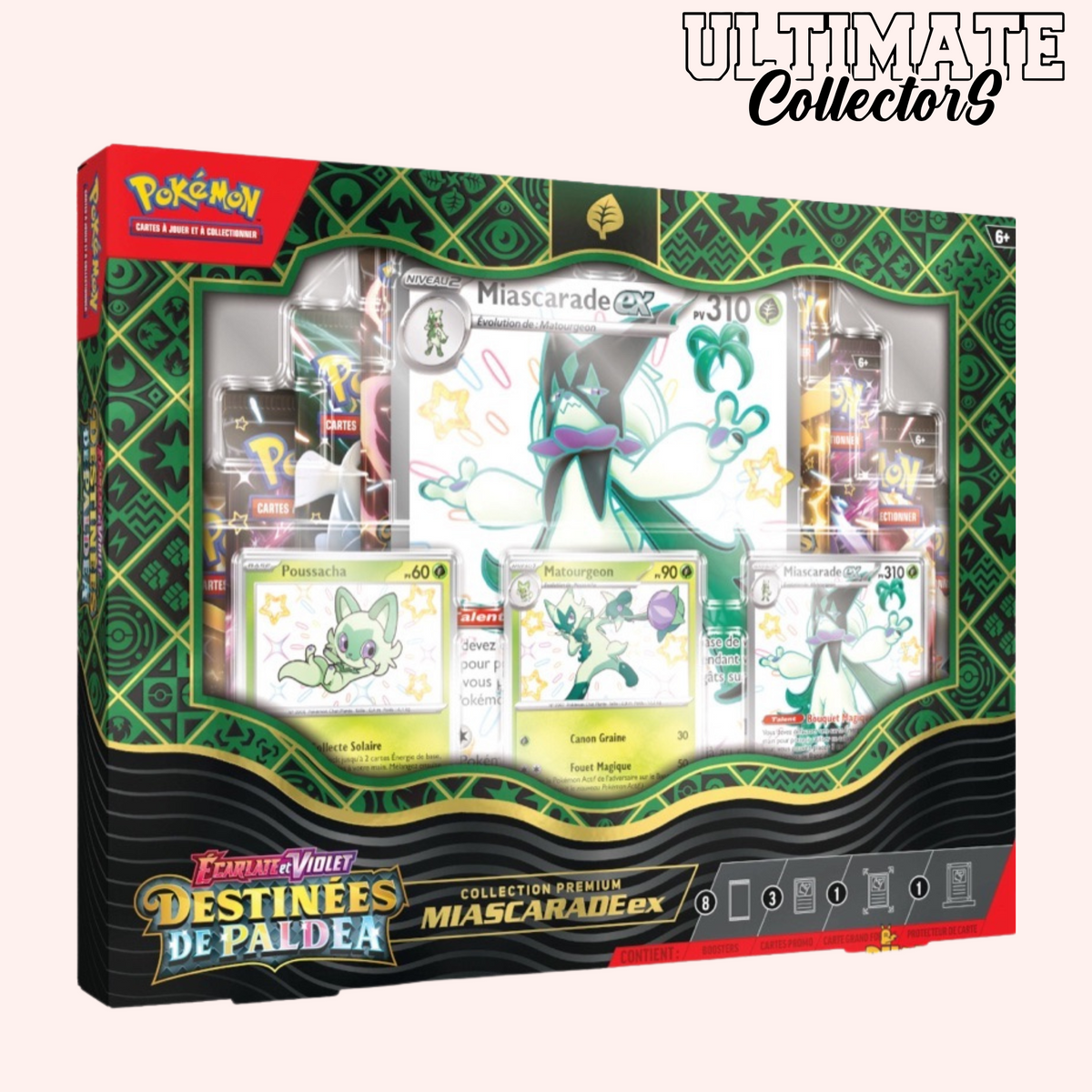 Coffret Premium Pokémon - Miascarade-ex - Destinées de Paldea - EV04.5 - Français