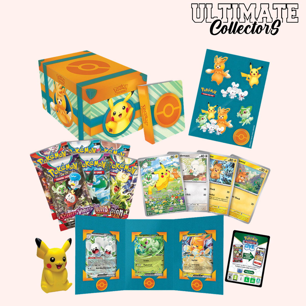 Cofanetto Pokémon - Avventura di Paldea - Scarlatto e Viola - 2024 - Francese 
