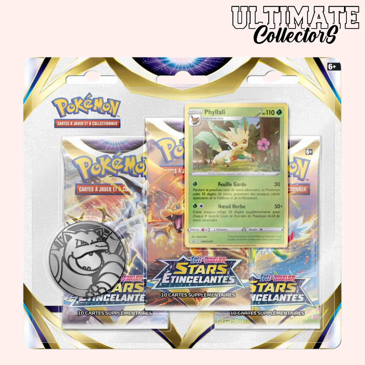 Leafeon Tripack – Stelle Scintillanti - EB09 - Francese 