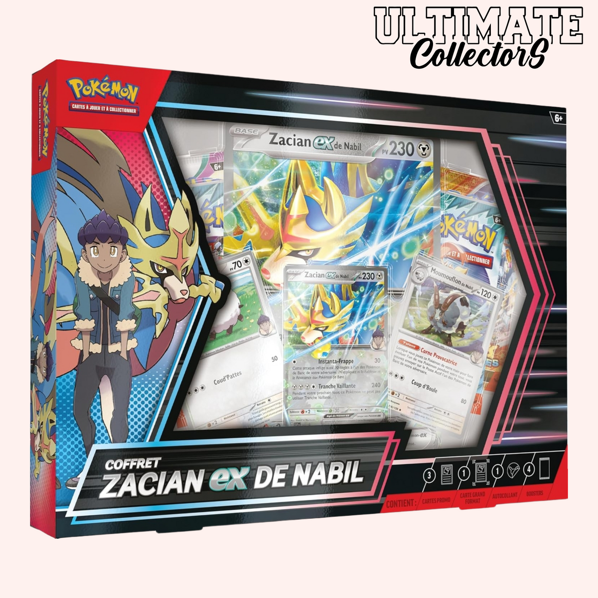 Nabil's Zacian-ex Box – Pokémon 2025 – Francese 