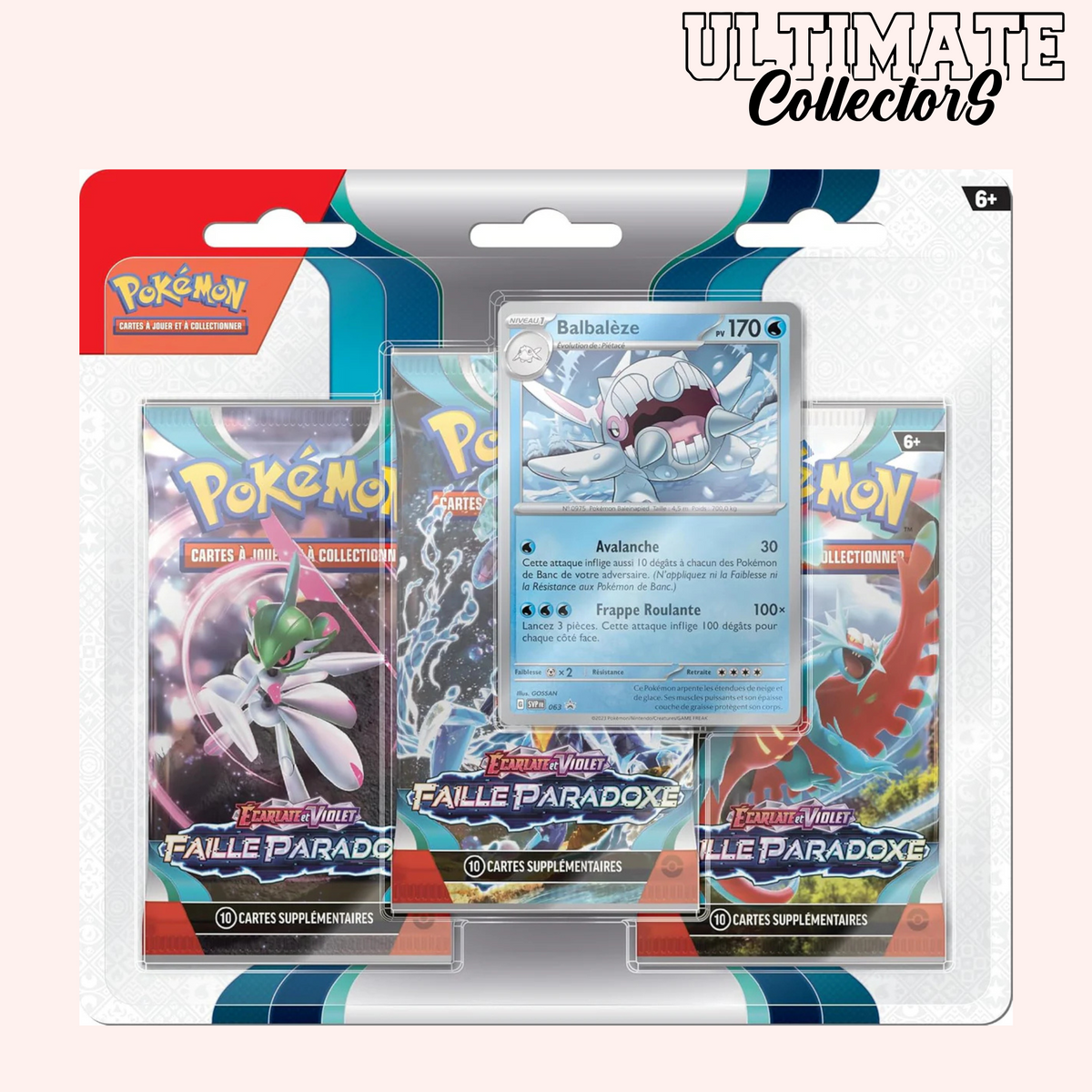 Tripack Pokémon - Faille Paradoxe - EV04 - Francés