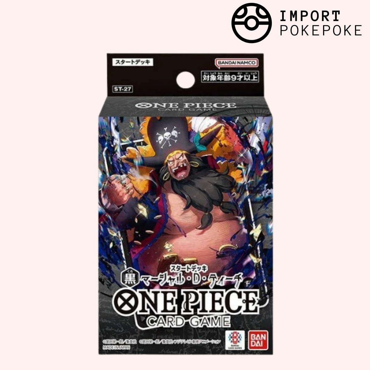 Starterdeck One Piece Kartenspiel - Marshall D. Teach - ST-27 - Japanisch