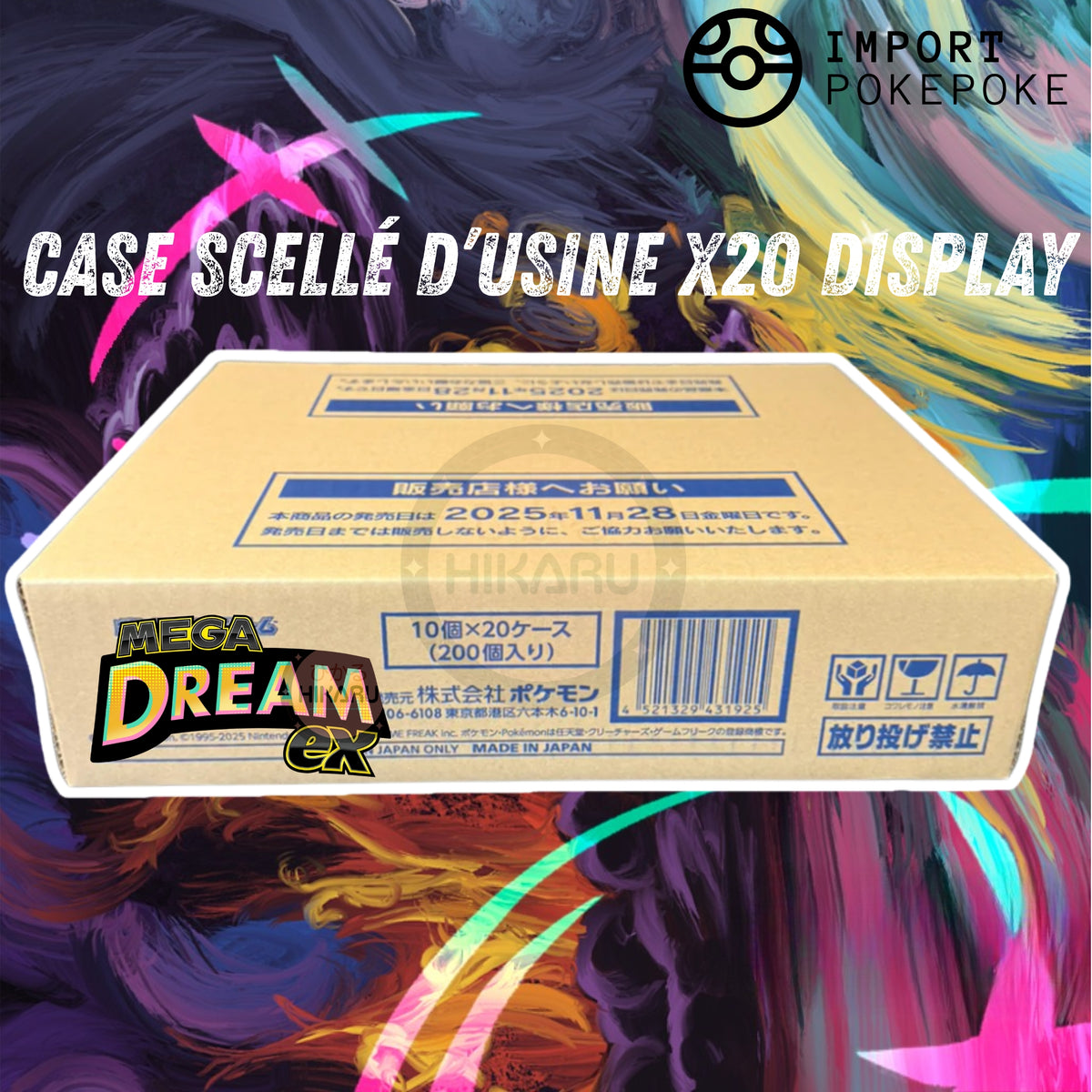 Case scellé x20 Display MEGA Dream ex M2A - Carton scellé d'usine