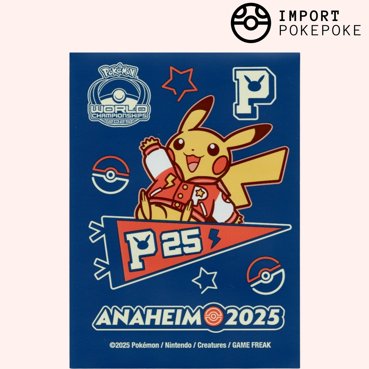 Pikachu Sleeves - Varsity - Anaheim World Championships 2025 