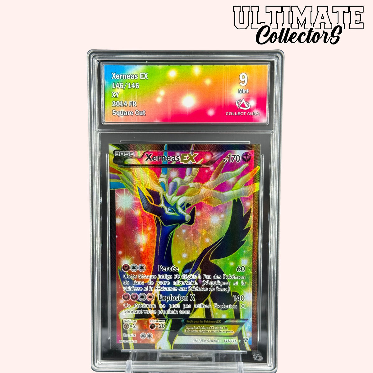 Square Cut Xerneas ex 146/146 - XY - French 