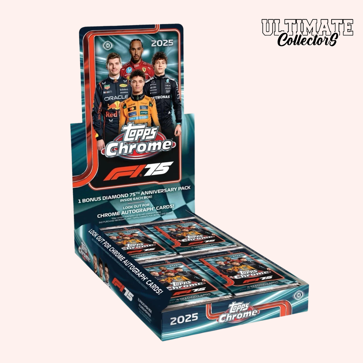Hobby Box Topps Chrome F1 2025 - Hobby Box - Inglese 