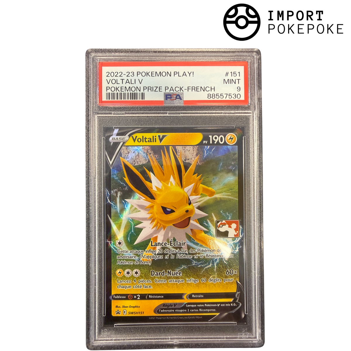 Voltali V STAMP SWSH151 PSA 9